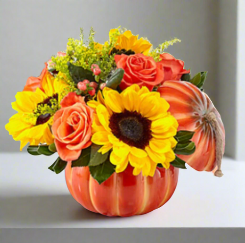 Bountiful Bouquet Pumpkin