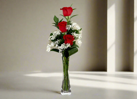 Roses in a Bud Vase