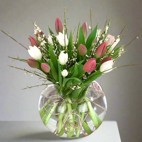 25 Mixed Colour Tulips